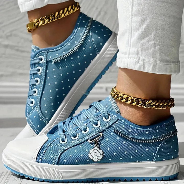 Cordelia – Elegant Floral Sneakers