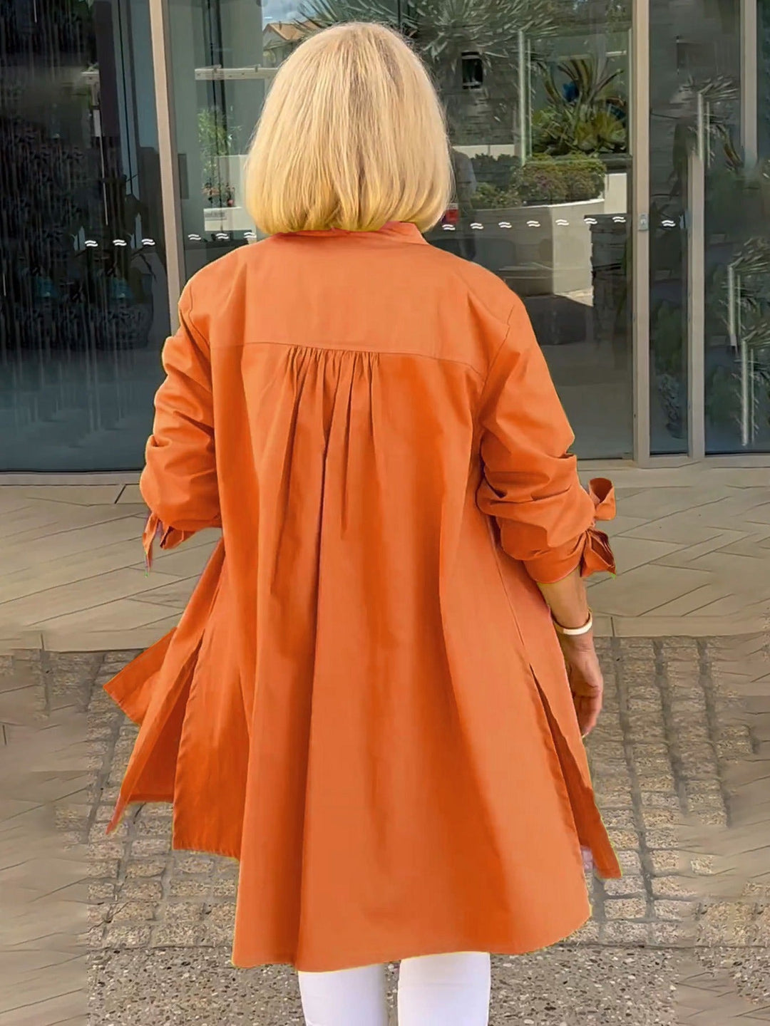 Betty – Classy Long Shirt Jacket
