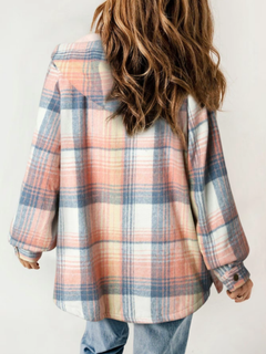 Hannah – Chic Plaid Jacket