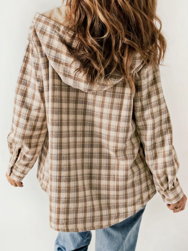 Hannah – Chic Plaid Jacket