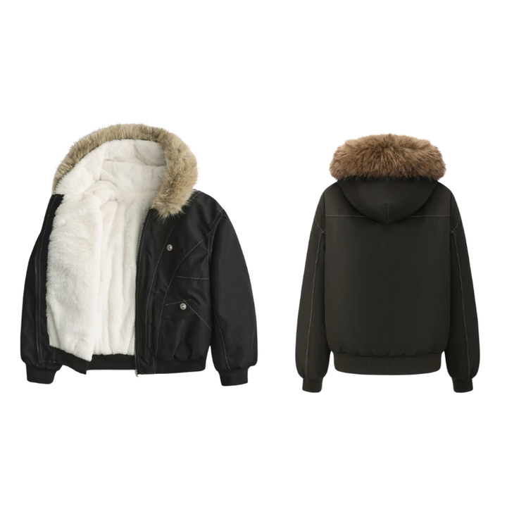 Lucy – Cosy Y2K Inspired Bomber Jacket