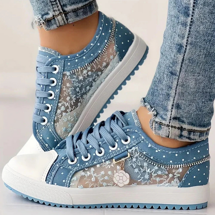 Cordelia – Elegant Floral Sneakers