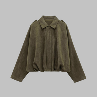 Eileen – Comfy Loose Fit Military Jacket