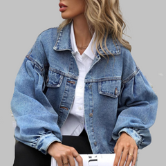 Stephanie – Casual Long Sleeve Button Down Jacket