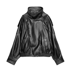 Sally – Timeless Oversized Moto Jacket