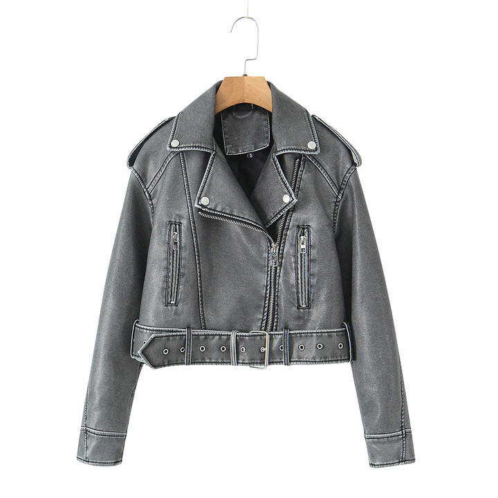 Linda – Vintage Style Moto Jacket