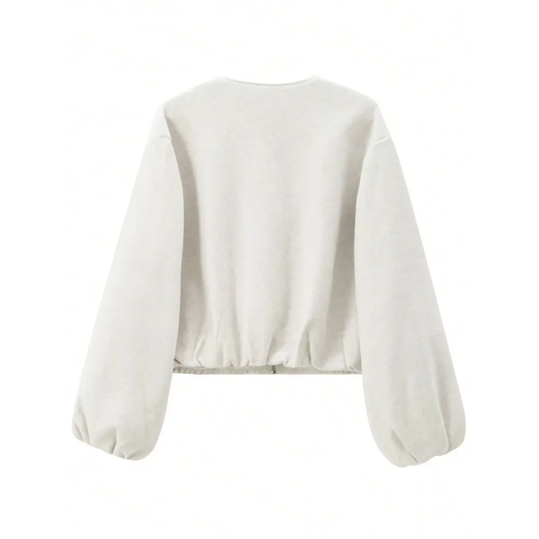 Emma – Casual American Varsity Zipper Jacket