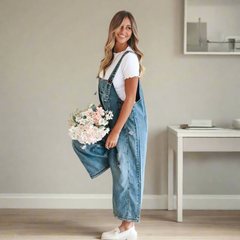 Sheena – Vintage Wash Adjustable Jumpsuit