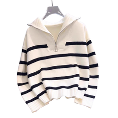 Angela – Casual Long Sleeve Collared Jumper