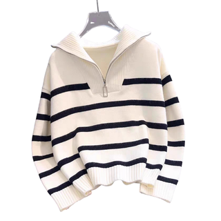 Angela – Casual Long Sleeve Collared Jumper