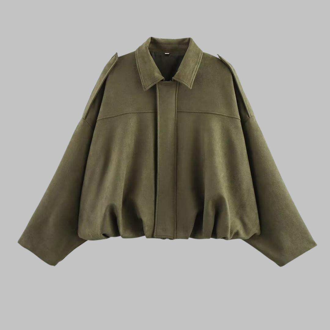Velma – Vintage Loose Fit Military Jacket