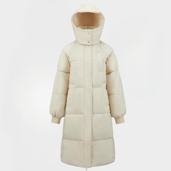 Angela – Classic Hooded Puffer Long Winter Coat
