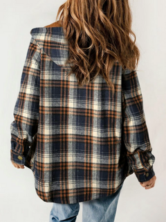 Hannah – Chic Plaid Jacket