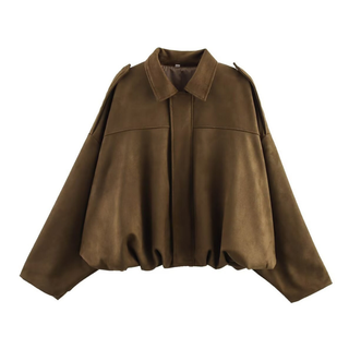 Jill – Sophisticated Cropped Contemporary Aviator Jacket