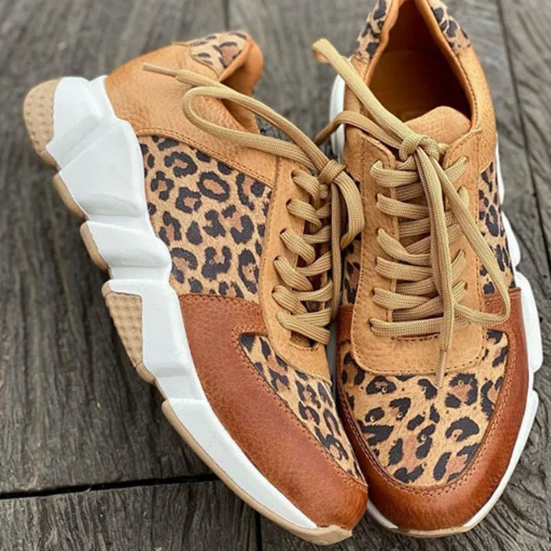 Diana – Comfortable Leopard Sneakers