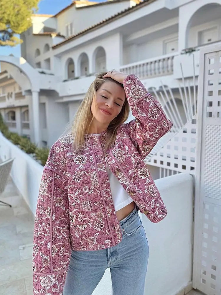 Mavis – Trendy Printed Jacket