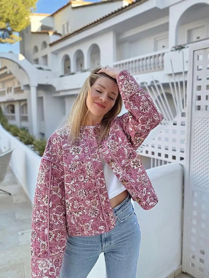 Mavis – Trendy Printed Jacket