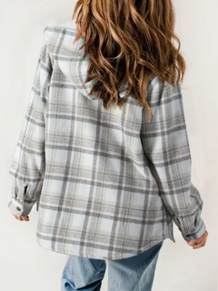 Hannah – Chic Plaid Jacket