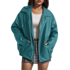 Bronte – Trendy Oversized Faux Suede Jacket