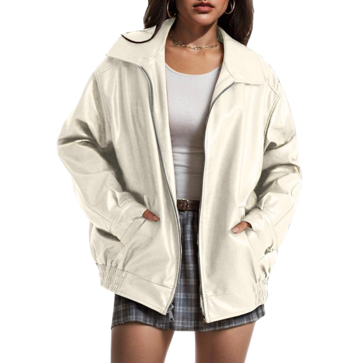Bronte – Trendy Oversized Faux Suede Jacket