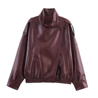 Sally – Timeless Oversized Moto Jacket
