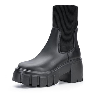 Ava – Chunky Slip-On Chelsea Ankle Boots