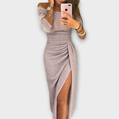 Marika - Elegantní šaty s odhalenými rameny