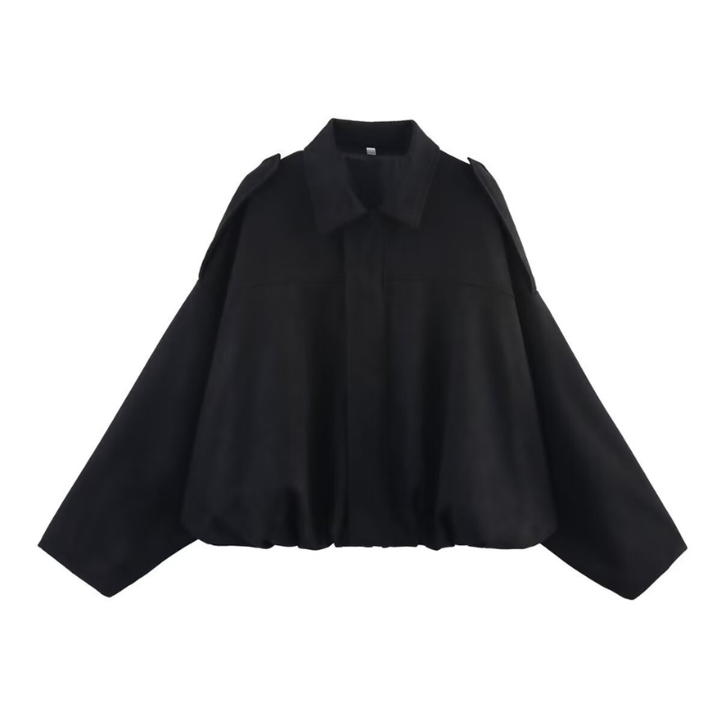 Jill – Sophisticated Cropped Contemporary Aviator Jacket