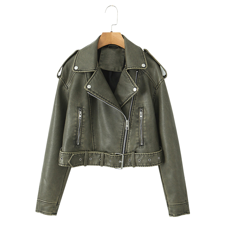 Linda – Vintage Style Moto Jacket