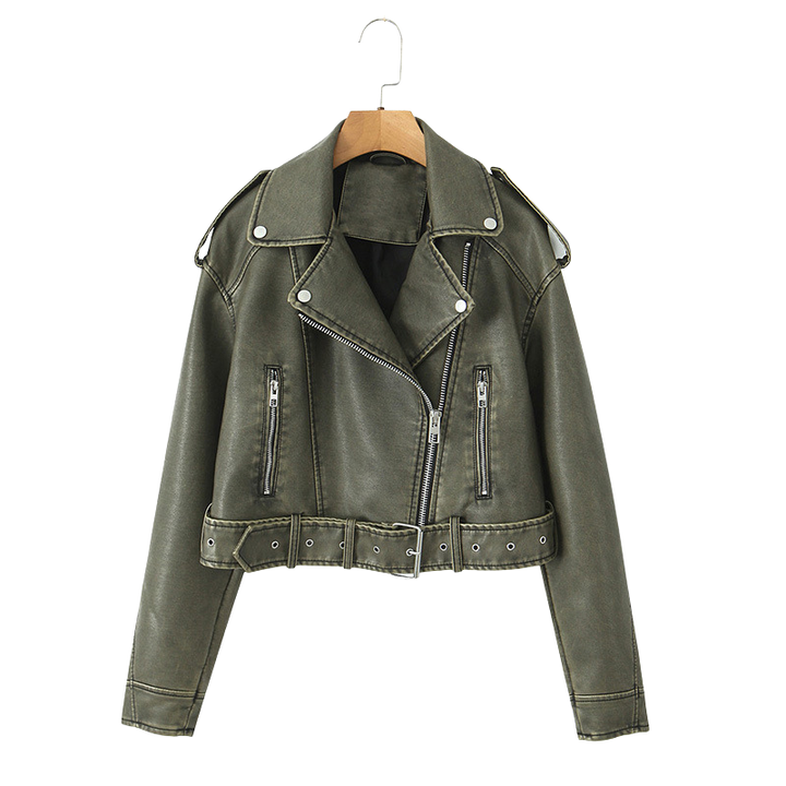 Linda – Vintage Style Moto Jacket