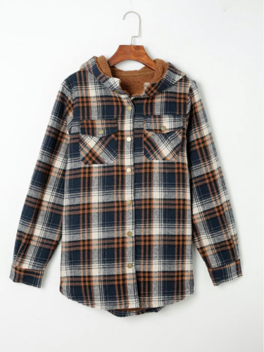 Hannah – Chic Plaid Jacket