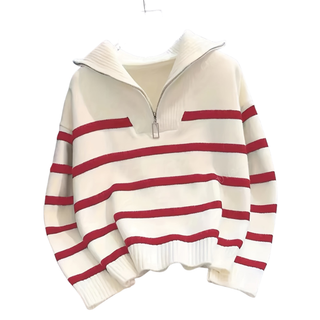 Angela – Casual Long Sleeve Collared Jumper