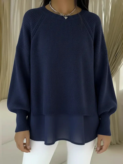 Casilda | Pull Effet Deux Pièces