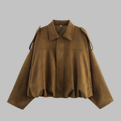 Araminta – Comfy Loose Fit Military Jacket