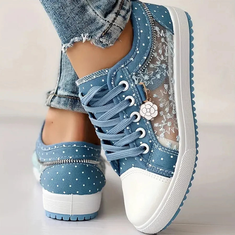 Cordelia – Elegant Floral Sneakers