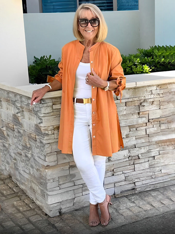 Betty – Classy Long Shirt Jacket
