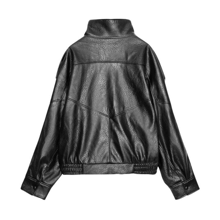 Sally – Timeless Oversized Moto Jacket