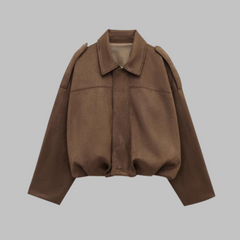Eileen – Comfy Loose Fit Military Jacket