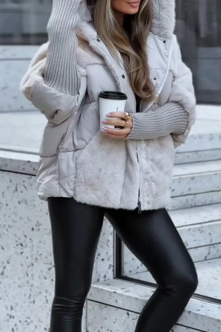 Gwyneth – Plush Comfort Hooded Jacket