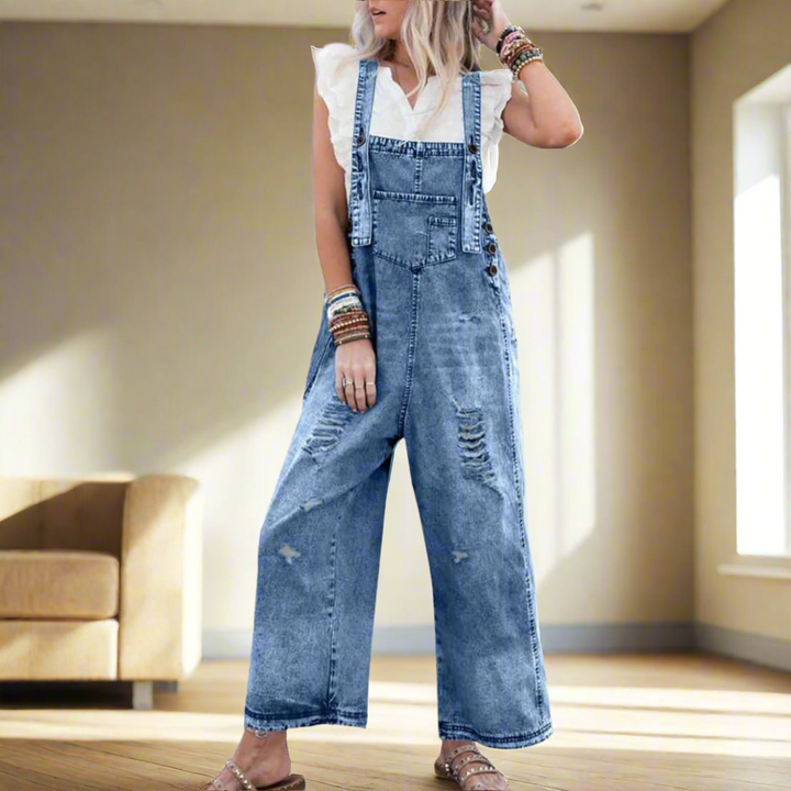 Sheena – Vintage Wash Adjustable Jumpsuit