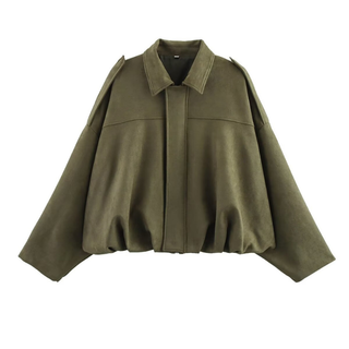 Jill – Sophisticated Cropped Contemporary Aviator Jacket