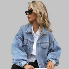 Stephanie – Casual Long Sleeve Button Down Jacket