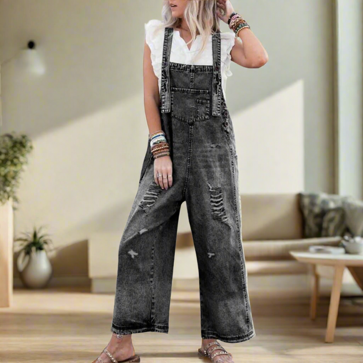Sheena – Vintage Wash Adjustable Jumpsuit