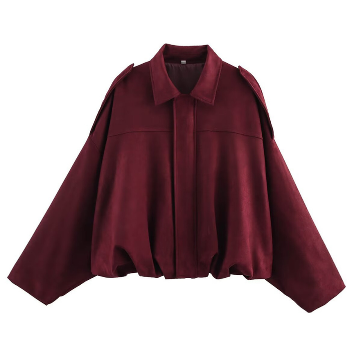 Jill – Sophisticated Cropped Contemporary Aviator Jacket