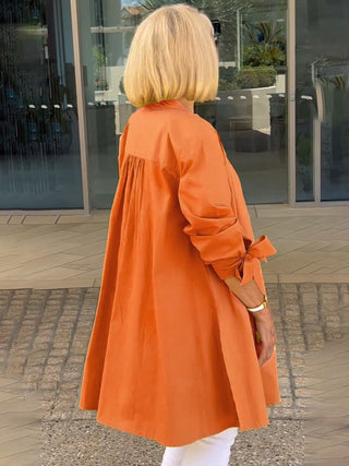 Betty – Classy Long Shirt Jacket