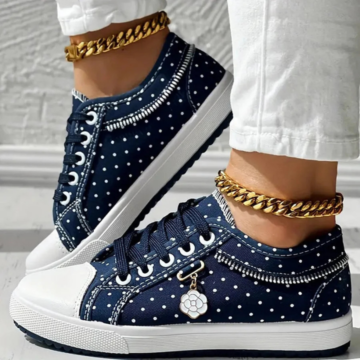Cordelia – Elegant Floral Sneakers
