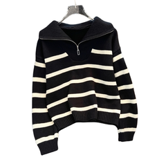 Angela – Casual Long Sleeve Collared Jumper