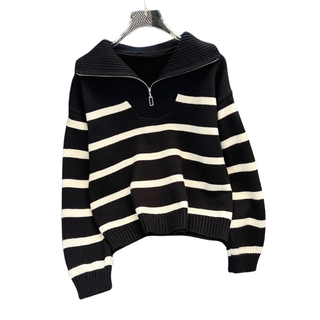 Angela – Casual Long Sleeve Collared Jumper