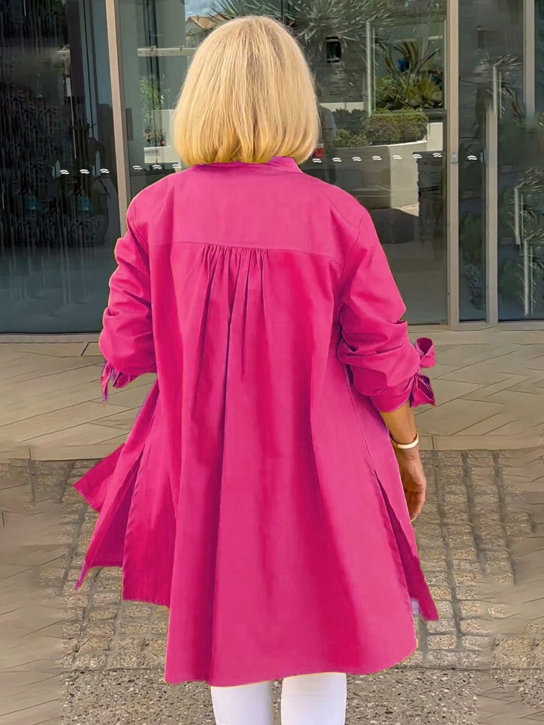 Betty – Classy Long Shirt Jacket