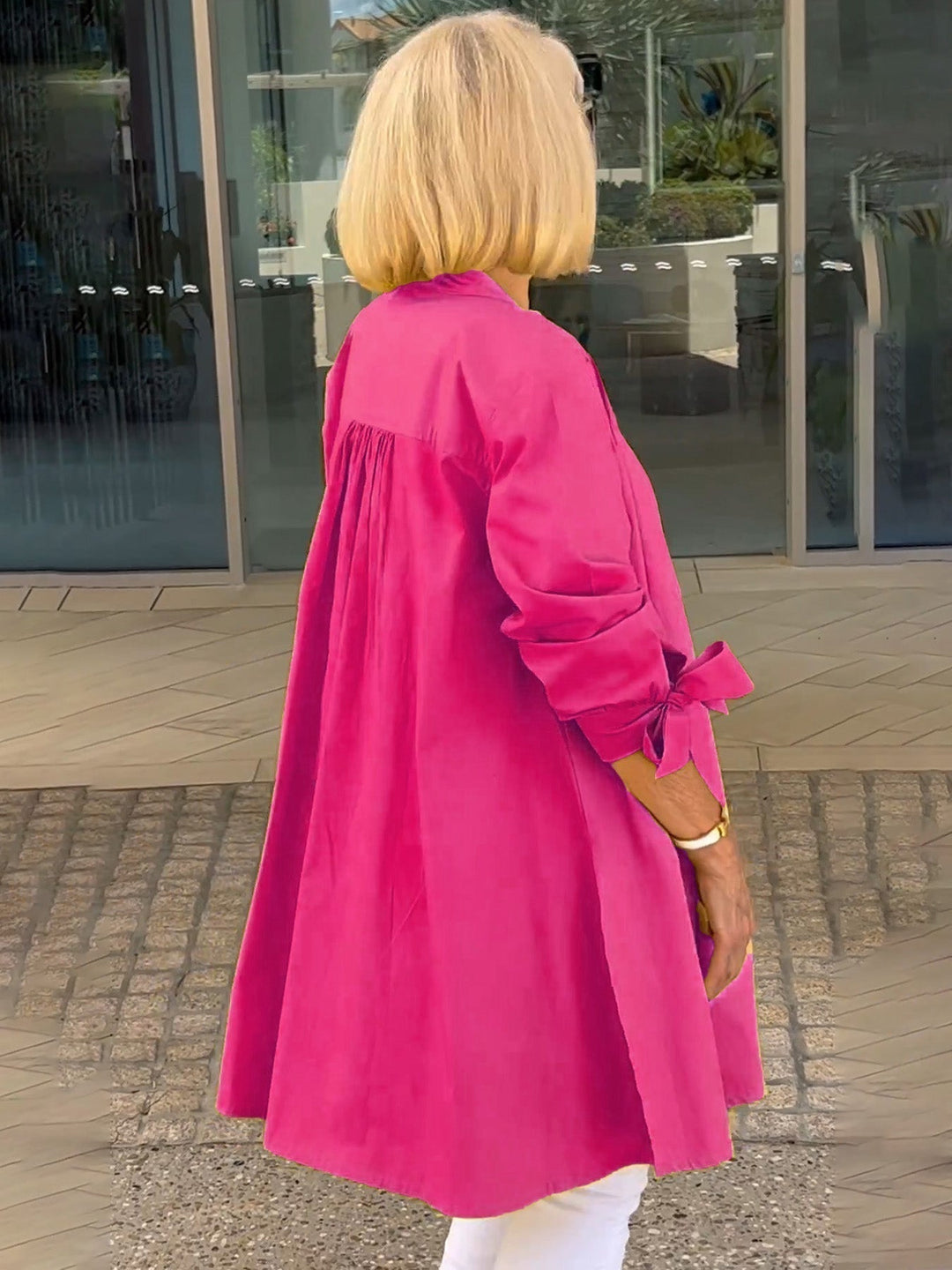 Betty – Classy Long Shirt Jacket